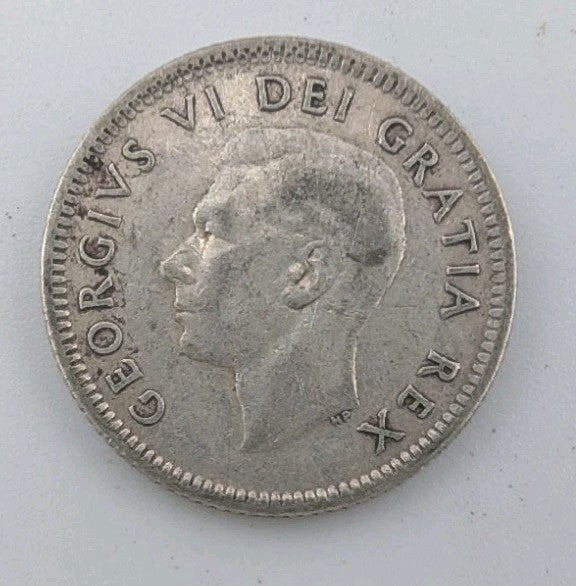 1952 Canada 10c Silver coin Dime - 2g of pure silver1