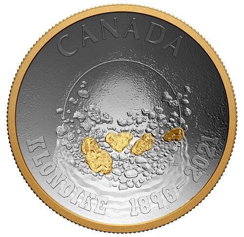 125th Anniversary of the Klondike Gold Rush: Panning for Gold - 1oz Pure Silver - NumisFind