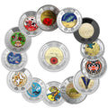 Canada Full Colored Toonie 2 Dollars 14-Coin Set 2017 - 2025