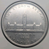 1939 Canada Silver Dollar - George VI - 0.8 Silver - Circulated Beautiful Patina0