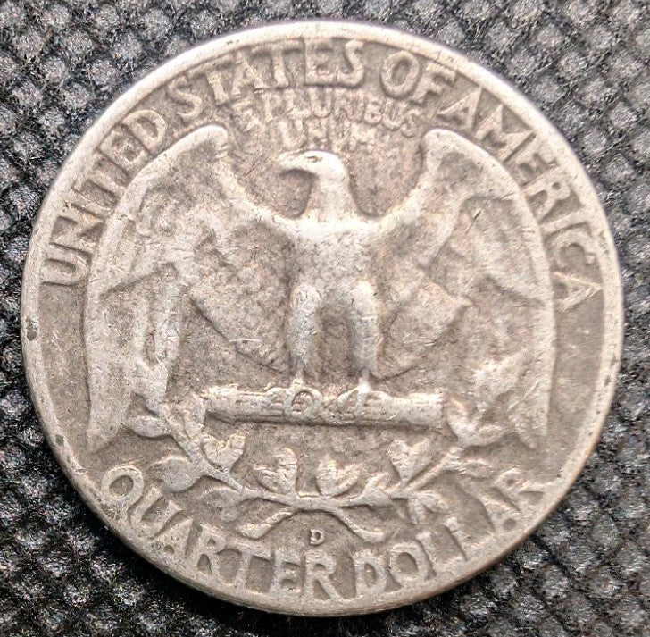 1957 25C Liberty Quarter Dollar Us Silver Coin Circ1