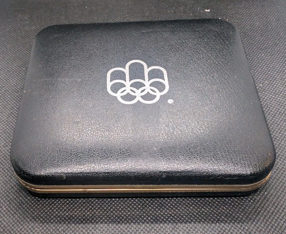 Canada 1976 Olympic Silver Coin Storage Case for 4 Used1