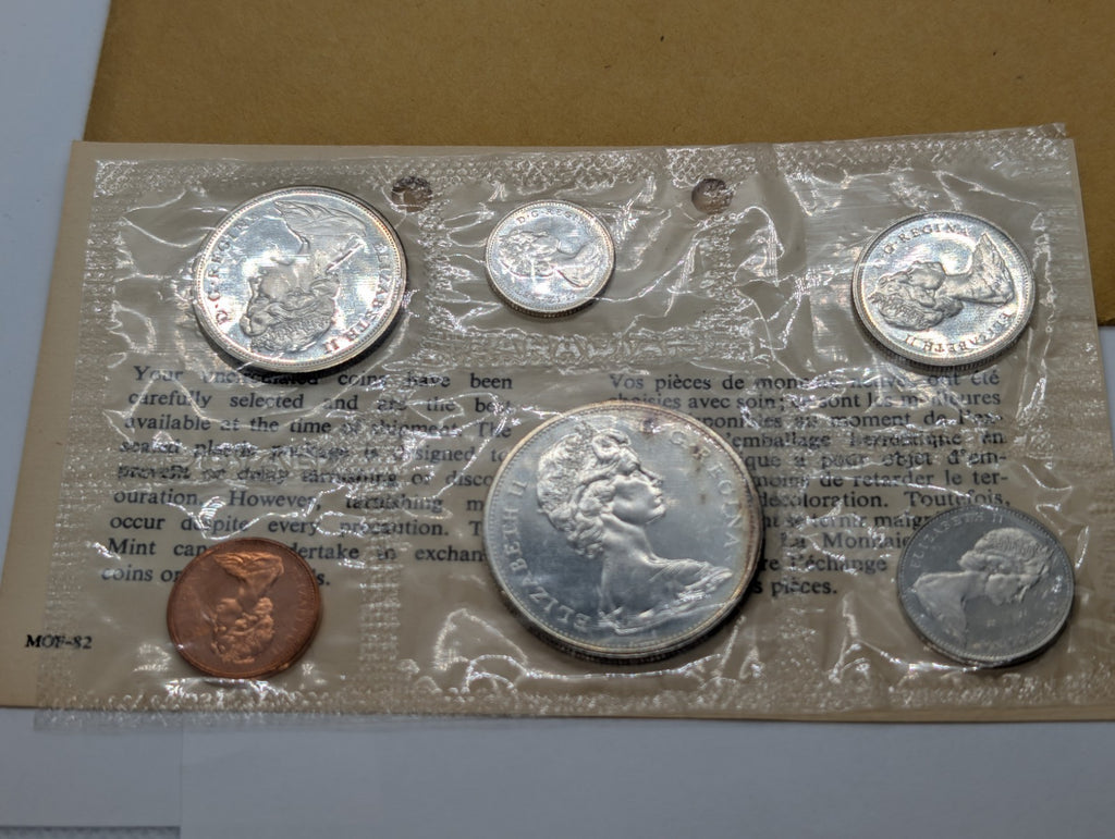1965 Canada proof like mint set PL With original COA + Enveloppe! MINT!1
