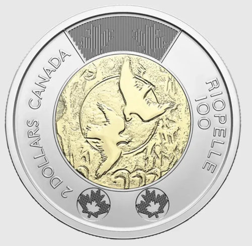 BU - Non Coloured 2023 Canada $2 Jean Paul Riopelle - NumisFind