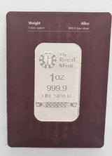 2025 The Royal Mint & Germania Mint partnered 1 oz Silver Bar Norse Gods Odin - NumisFind