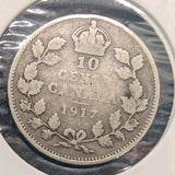 1917 Canada Silver coin 10c 10 cents dime - .925 SILVER0