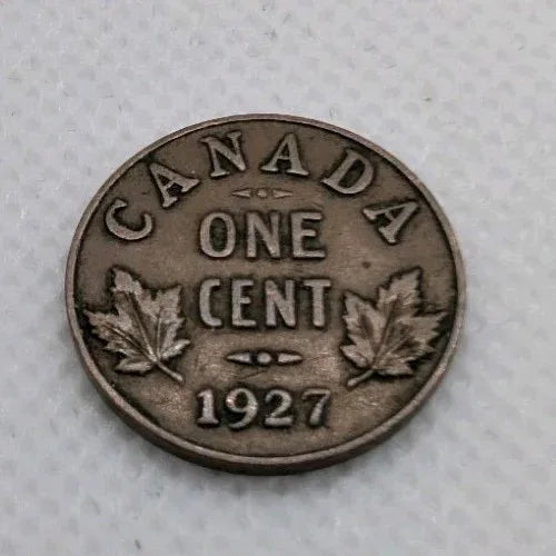 F-12 1927 Canada 1 ONE SMALL CENT « King George V » - NumisFind