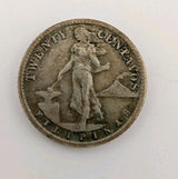 1944 D  Philippines 10 Centavos 0.750 Silver Coin0