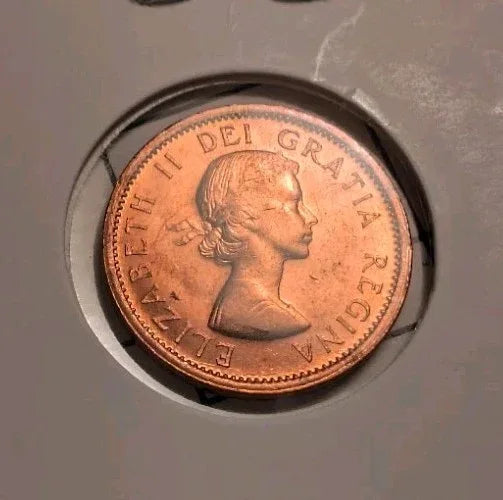 Rare Canada 1964 BU Small Cent Penny. - NumisFind
