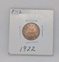 1922 Canada One Cent - Circulated F-12 - Beautiful Patina - NumisFind