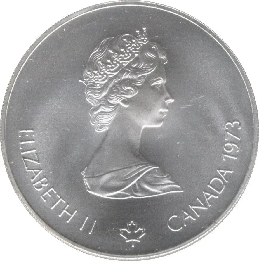 Canada 1973 Montreal Olympics 10 Ten Dollar Silver Coin - Map - 44.95g ASW - NumisFind