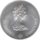 Canada 1973 Montreal Olympics 10 Ten Dollar Silver Coin - Map - 44.95g ASW - NumisFind