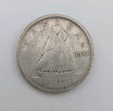 1941 Canada 10c Silver coin Dime - 2g of pure silver0