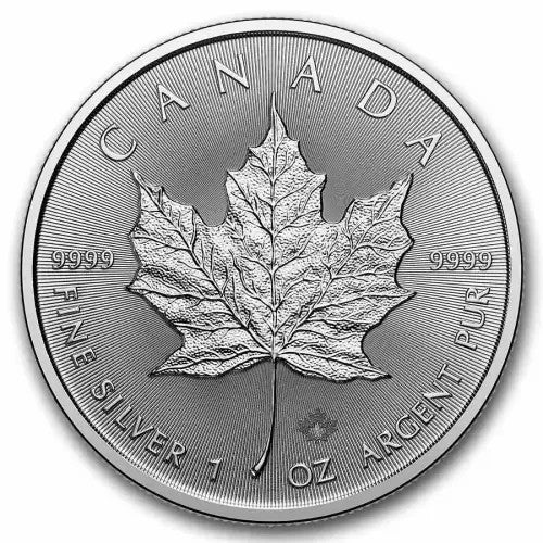 Royal Canadian Mint 1oz Pure Silver .9999 Maple Leaf 2026 5$ Coin Bullion0