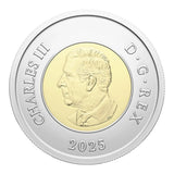 2025 Canada $2 coin Toonie Tomb of the Unknown Soldier - uncoloured- from roll1