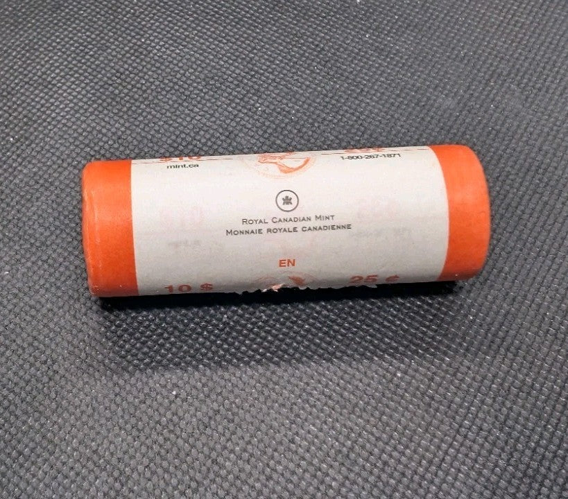 2007 RCM Canada 25 Cents Quarter Roll Alpine Skiing Vancouver Olympics1
