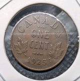1925 Canada 1 Cent Coin KEY DATE ! VG8 - NumisFind