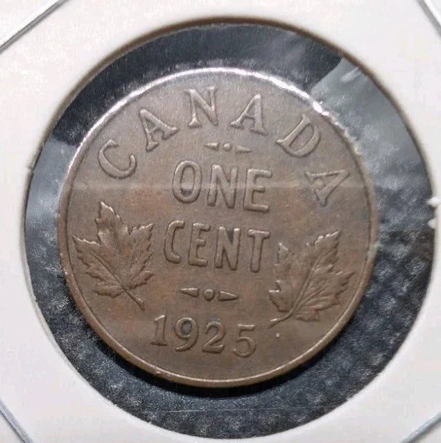 1925 Canada 1 Cent Coin KEY DATE ! VG8 - NumisFind