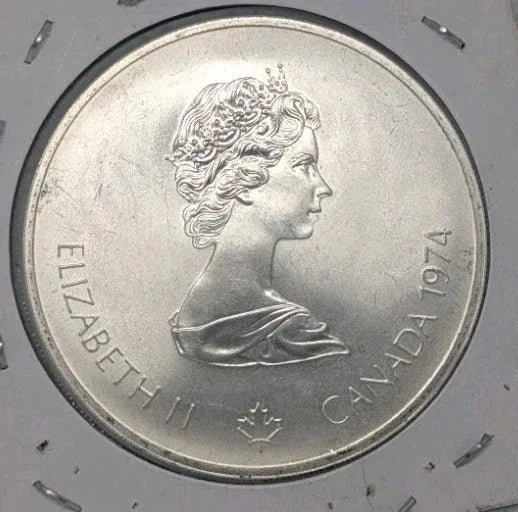 1974 CANADA $5 DOLLAR .925 SILVER COIN - MONTREAL SUMMER OLYMPICS 1976 ROWING - NumisFind