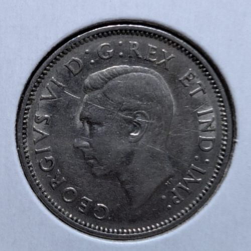 1940 Canada 5 Cent George VI Canadian  Nickel Coin Five Cents1