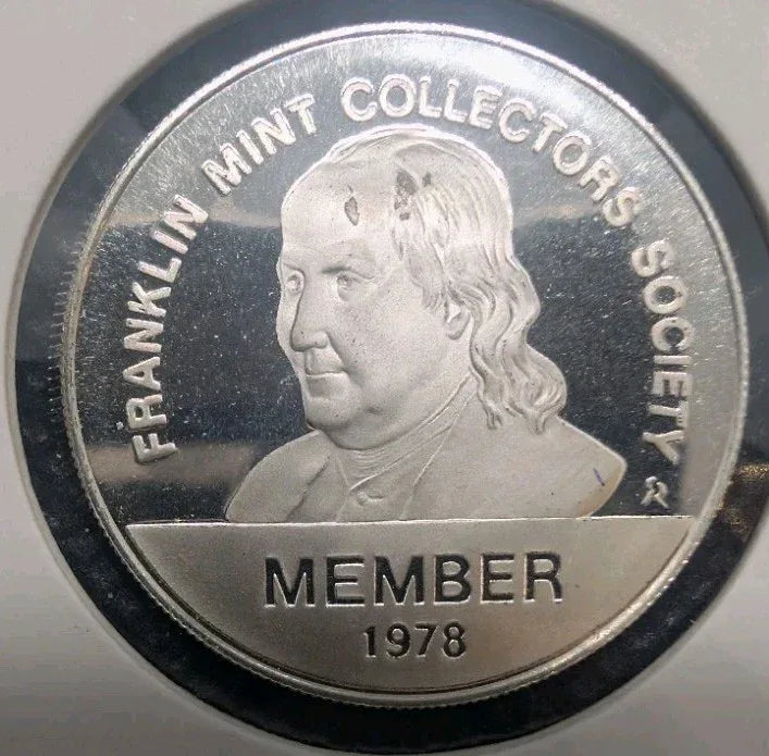 1978 UNITED STATES FRANKLIN MINT COLLECTORS SOCIETY MEMBER COIN STERLING SILVER - NumisFind