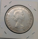 1959 Canada Silver Dollar - Cleaned And Circulated - 22 Grams 80% Silver - NumisFind