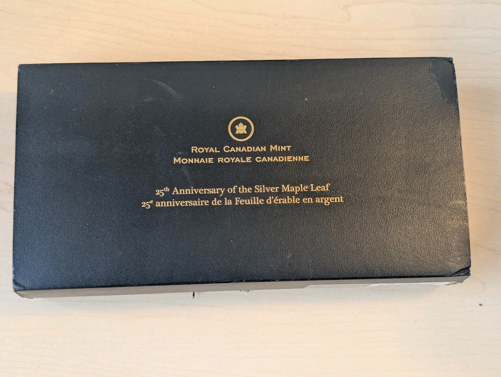 CASE ONLY ! 2013 The Silver Maple Leaf, 25th Anniversary, fractionnal set1
