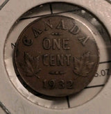 Canada 1932 1 Cent Penny - VG0