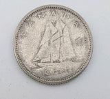 1959 Canada 10c Silver coin Dime - 2g of pure silver0