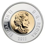 2011 Canada 2$ Toonie, Boreal Forest - BU1