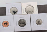 2011 Canada Specimen 5-Coin Set (1¢–50¢) - Small Denominations0