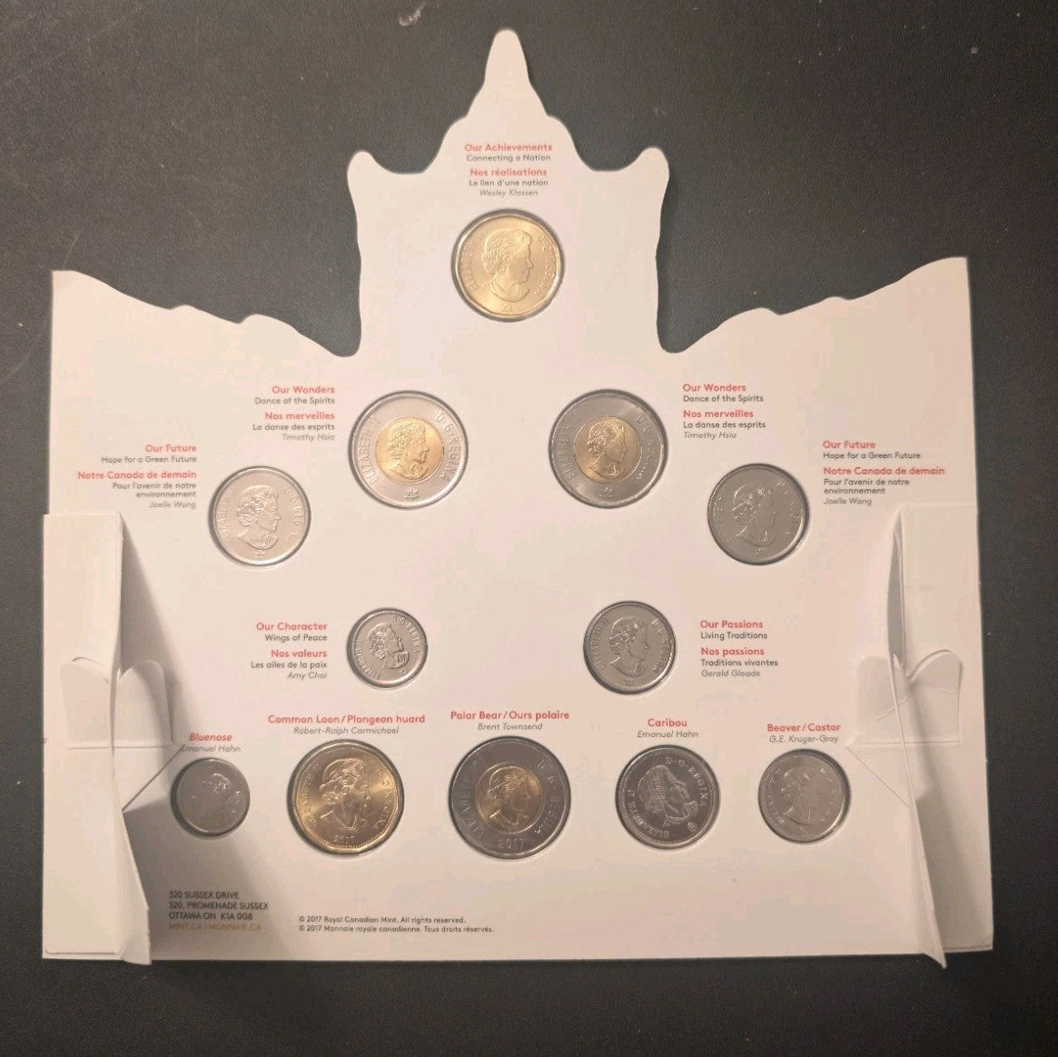 2017 Canada 150 Sealed Coin collection and the classics Uncirculated 12 coin set1