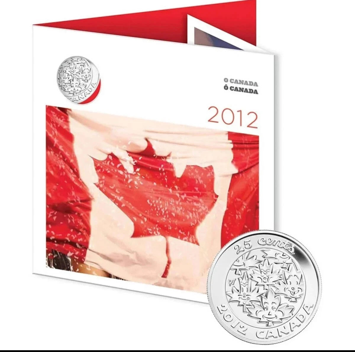 2012 Royal Canadian Mint O Canada 6-Coin Gift Set Presentation Folder3