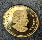 2005 Canada 8 Coin Silver PROOF Set w/ Gold Plated Silver Dollar - NO BOX - NumisFind