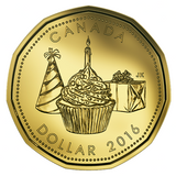 2016 Happy Birthday Canadian Coin Set Mint In Package w/ Special Edition Loonie2