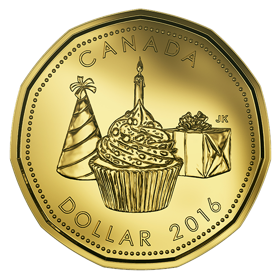 2016 Happy Birthday Canadian Coin Set Mint In Package w/ Special Edition Loonie2
