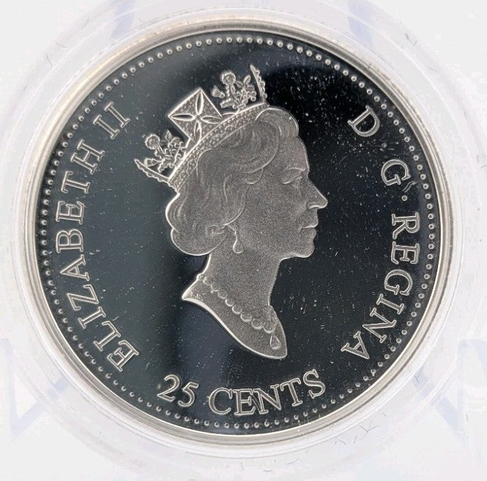 Coin Only 1999 25c December This is Canada Millennium Proof Sterling Silver Coin1