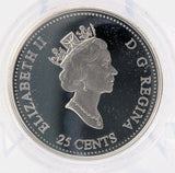 Coin Only 1999 25c December This is Canada Millennium Proof Sterling Silver Coin1