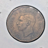 1943 Canada Tombac Five Cents Coin. UNC Nickel 5 cents 5c1