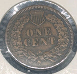 USA 1883 Indian Head penny one Cent coin About Uncirculated - AU1