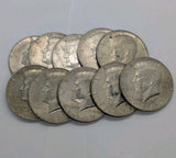 40% Silver Coin, 1x 1965-1969 Kennedy Half Dollar - Lightly Circ0