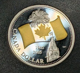 2005 Canada 8 Coin Silver PROOF Set w/ Gold Plated Silver Dollar - NO BOX - NumisFind