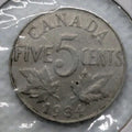 Canada Nickel 5 Cents 1934 - Circulated - Shipping Low Cost - NumisFind