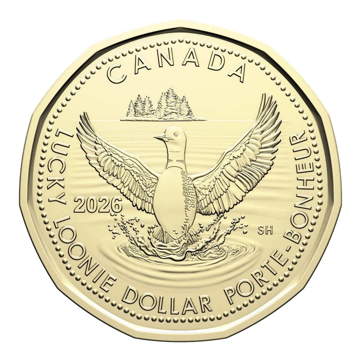 2026 $1 Lucky Loonie in Keychain3