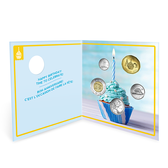 2016 Happy Birthday Canadian Coin Set Mint In Package w/ Special Edition Loonie4