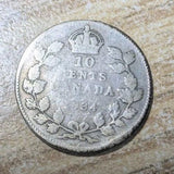 KEY DATE Only 400,000 Minted CANADA 1934 10 cents silver coin King George V - NumisFind