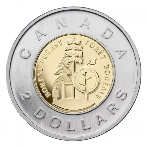 2011 Canada 2$ Toonie, Boreal Forest - BU0