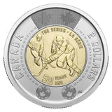 2022 Canada Toonie Summit Hockey 50th anniv $2 non coloured BU from roll - NumisFind