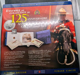 SEALED Canada Post 125th Anniversary Collection Set + 1oz .999 Silver RCMP Round2