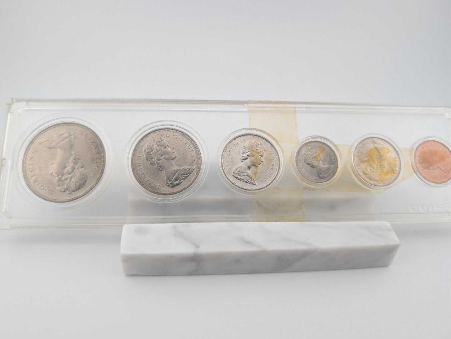 1971 Canada 6 Coin Original Set - British Colombia Dollar coin1